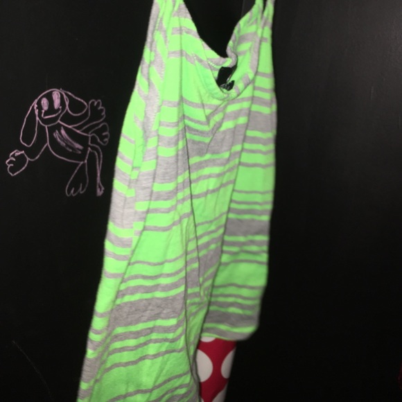 Grey And Green Tank Top - Picture 3 of 3